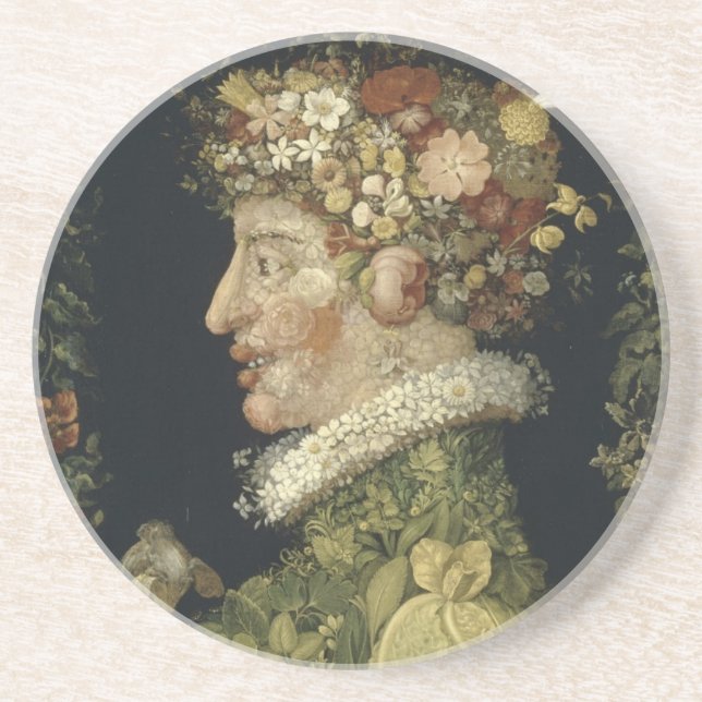 Dessous De Verre En Grès Printemps (Devant)