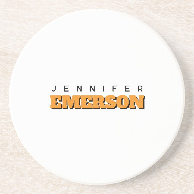 Dessous De Verre En Grès Professional minimalist modern plain  (Devant)