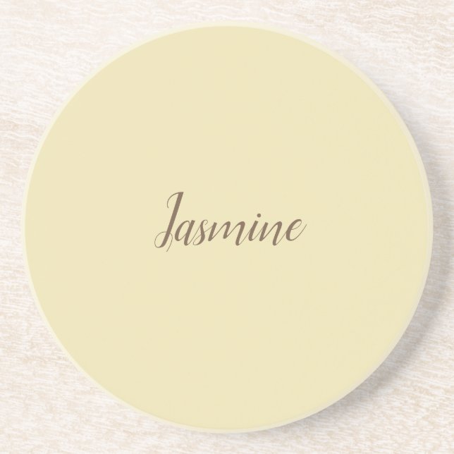 Dessous De Verre En Grès Professionnel Moderne Minimaliste Pastel Couleur B (Devant)