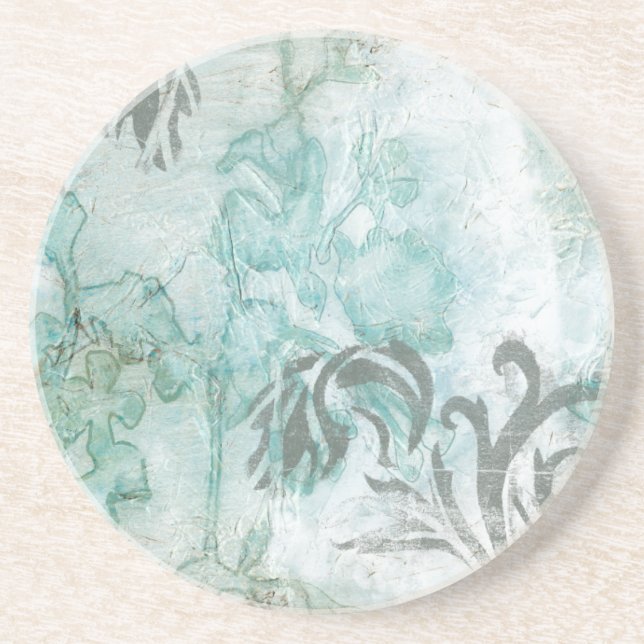 Dessous De Verre En Grès Pulvérisateur de fleurs non embellisé III (Devant)