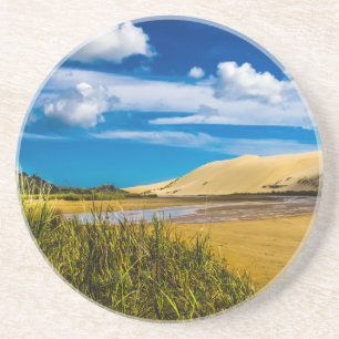 Dessous De Verre En Grès Quicksand stream près de 90-Mile Beach, Nouvelle-Z