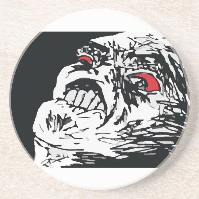 Dessous De Verre En Grès Rage méga (Devant)