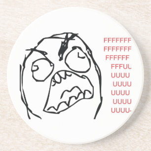 Dessous De Verre En Grès Rage Troll