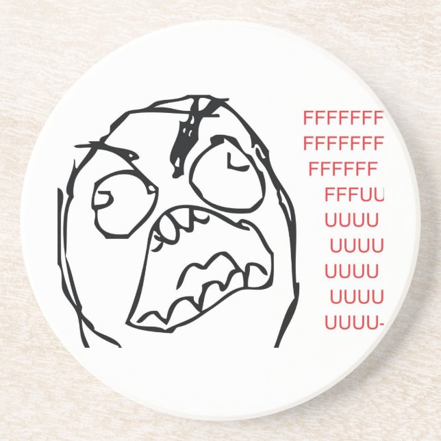 Dessous De Verre En Grès Rage Troll (Devant)