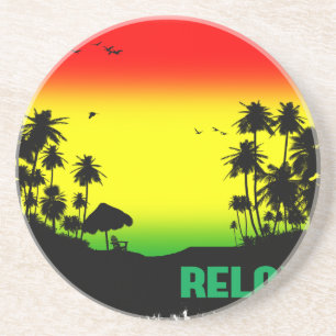 Dessous De Verre En Grès rasta de relaxation