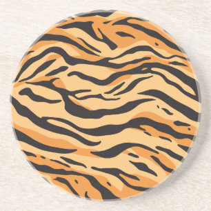 Dessous De Verre En Grès Rayures de tigre