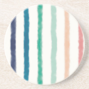 Dessous De Verre En Grès Rayures Seabreeze