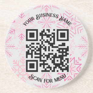 Dessous De Verre En Grès Rechercher le code QR du menu avec personnalisatio