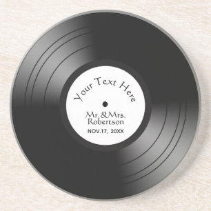 Dessous De Verre En Grès Record Album Names Date Wedding / Anniversary