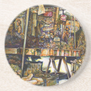 Dessous De Verre En Grès Rend la créativité plus éclatante