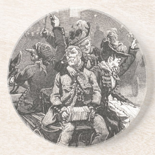 Dessous De Verre En Grès Renvoi du Derby (Devant)