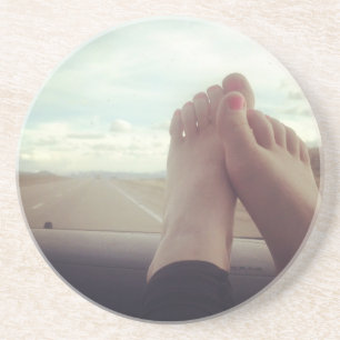 Dessous De Verre En Grès reposez vos pieds sur le tableau de bord
