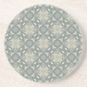 Dessous De Verre En Grès Rétro arrière - plan coloré 5 de motif