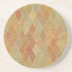 Dessous De Verre En Grès Rétro motif géométrique 2