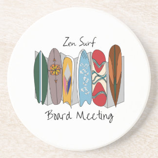 Dessous De Verre En Grès Réunion Zen Surf Board