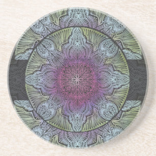 Dessous De Verre En Grès Réveil zen, reiki, guérison, chakra