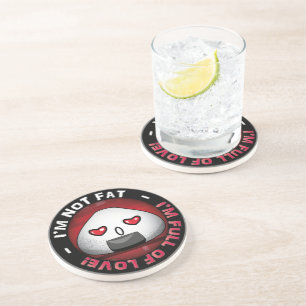Dessous De Verre En Grès Riceball japonais drôle