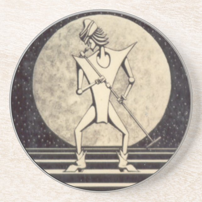 Dessous De Verre En Grès "Roche de Robo " (Devant)