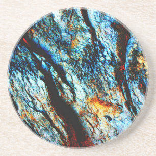 Dessous De Verre En Grès Roche de turquoise