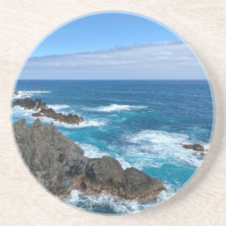 Dessous De Verre En Grès Rocher en mer