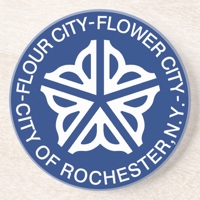 Dessous De Verre En Grès Rochester, New York, Etats-Unis (Devant)