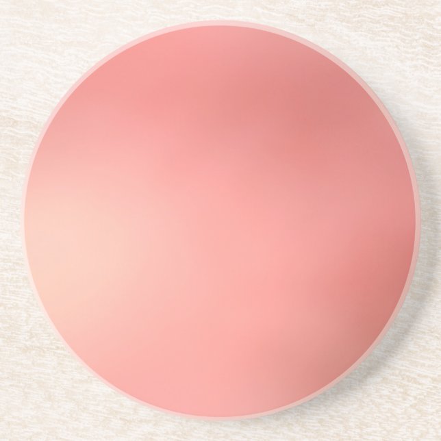 Dessous De Verre En Grès Rose (Devant)