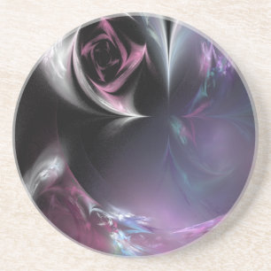 Dessous De Verre En Grès Rose de Bourgogne