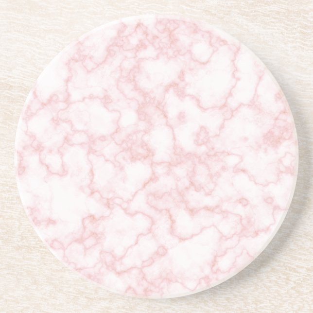 Dessous De Verre En Grès rose marbre (Devant)