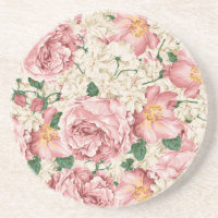 Roses de jardin vintage et Hydrangeas motif floral