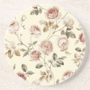 Dessous De Verre En Grès Roses vintages mignons