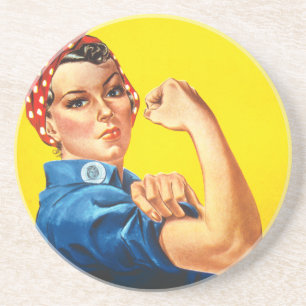 Dessous De Verre En Grès Rosie Le Riveter