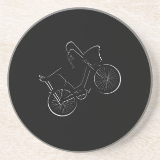 Dessous De Verre En Grès Roue des années 80