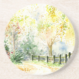 Dessous De Verre En Grès Route