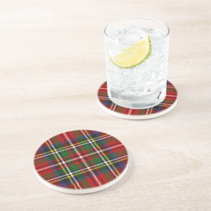 Dessous De Verre En Grès Royal Stewart Tartan