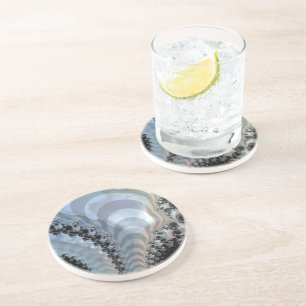 Dessous De Verre En Grès Royaumes Récursifs