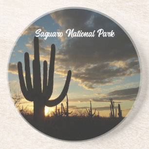 Dessous De Verre En Grès Saguaro Sunset II Arizona