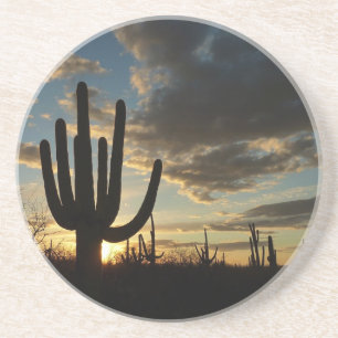Dessous De Verre En Grès Saguaro Sunset II Arizona