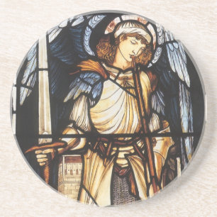 Dessous De Verre En Grès Saint Michael par Sir Edward Coley Burne-Jones