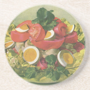 Dessous De Verre En Grès Salade Mesclun de verdure mixte biologique de nour