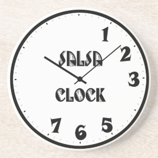 Dessous De Verre En Grès SalsaClock