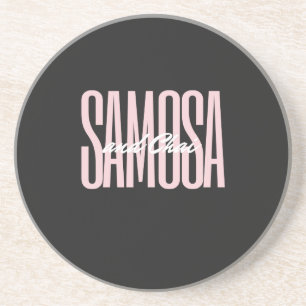 Dessous De Verre En Grès samosa et chai T-shirt grande horloge