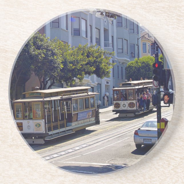 Dessous De Verre En Grès San Francisco 001 (Devant)