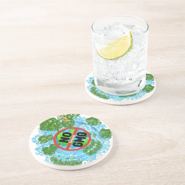 Dessous De Verre En Grès Sans OGM (Côté)