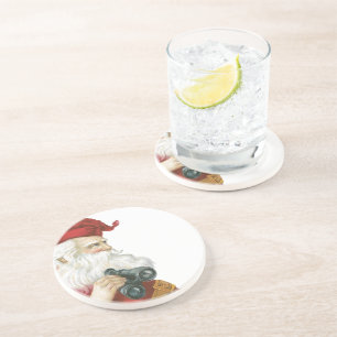 Dessous De Verre En Grès Santa Claus