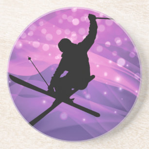 Dessous De Verre En Grès Saut de ski
