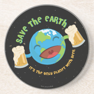 Dessous De Verre En Grès Sauvez la terre