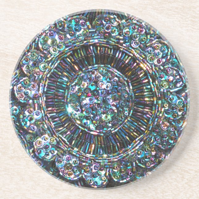 Dessous De Verre En Grès Sénat Bling - (Devant)