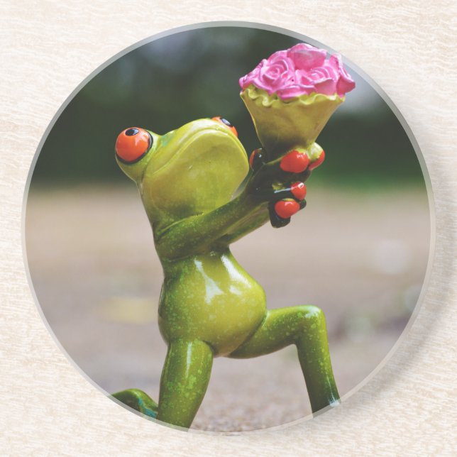 Dessous De Verre En Grès Serez-vous mon.... (Devant)