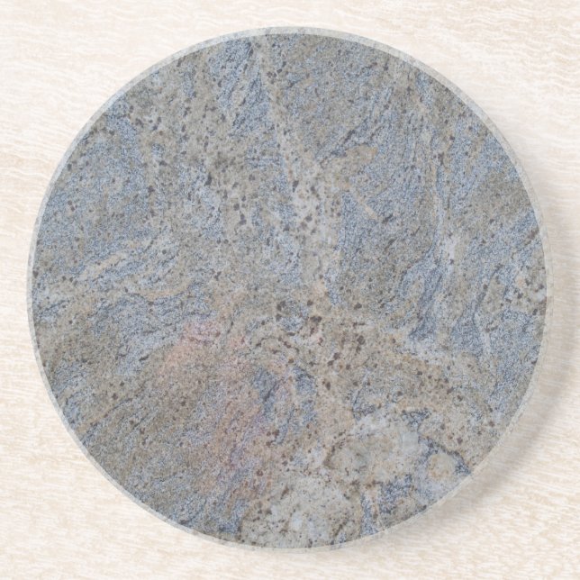 Dessous De Verre En Grès Série de marbre—dessous de verre gris—1 de plusieu (Devant)