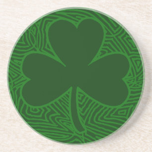 Dessous De Verre En Grès Shamrock